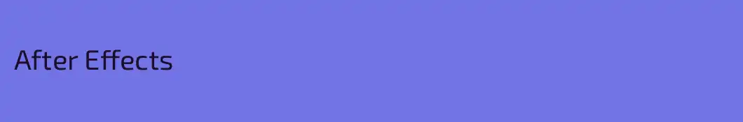 After Effects